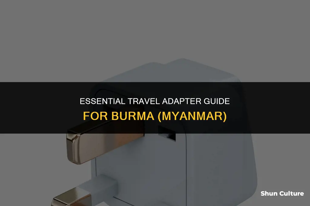 what plug adapter for burma