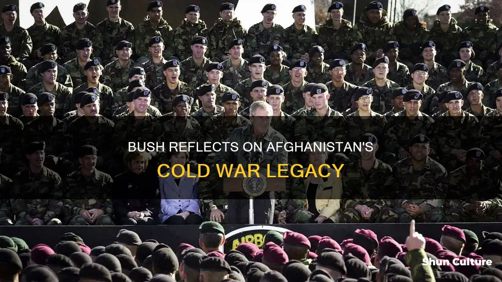 what president bush said about afghanistan cold war