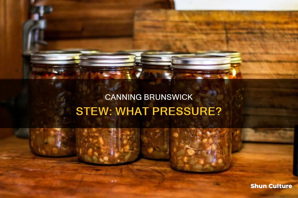 what pressure for canning brunswick stew
