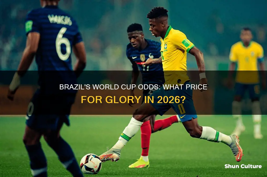 what price are brazil to win the world cup
