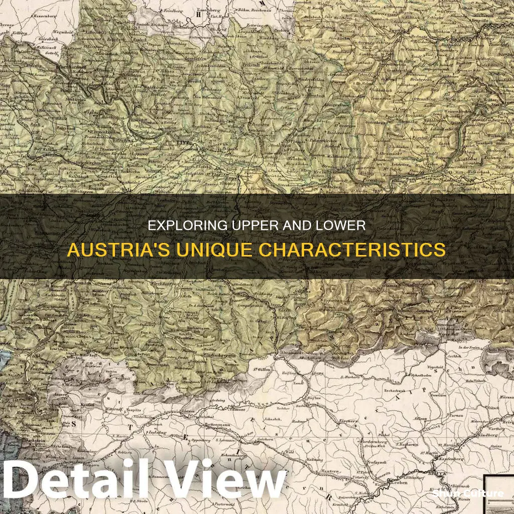 what probably distinguishes upper austria from lower austria