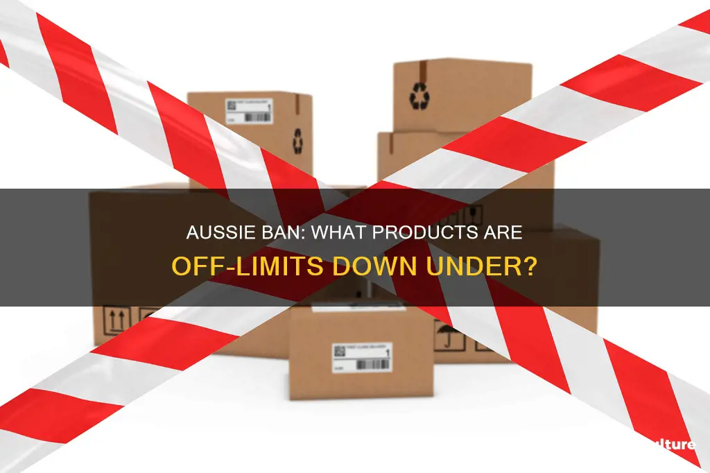 what products are banned in australia