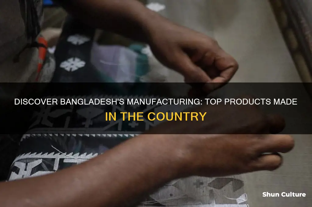 what products are made in bangladesh