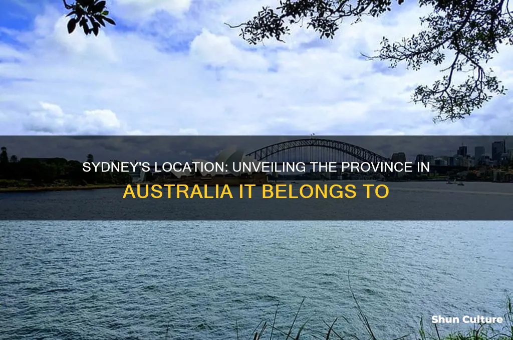 what province is sydney australia in