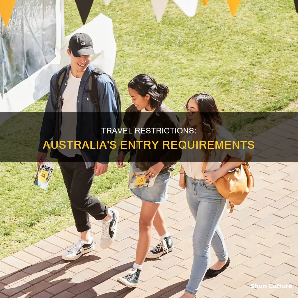 what restrictions does australia have for entering the country