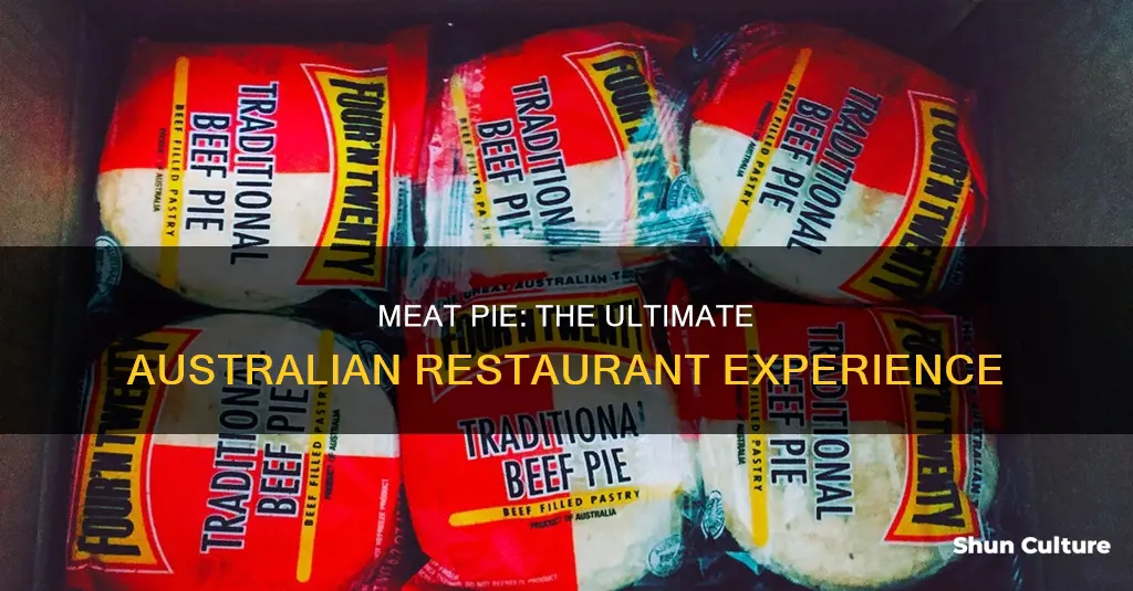 what resturant is meat pie found in australia