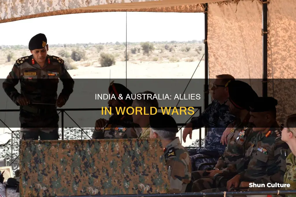 what role did india and australia in world war