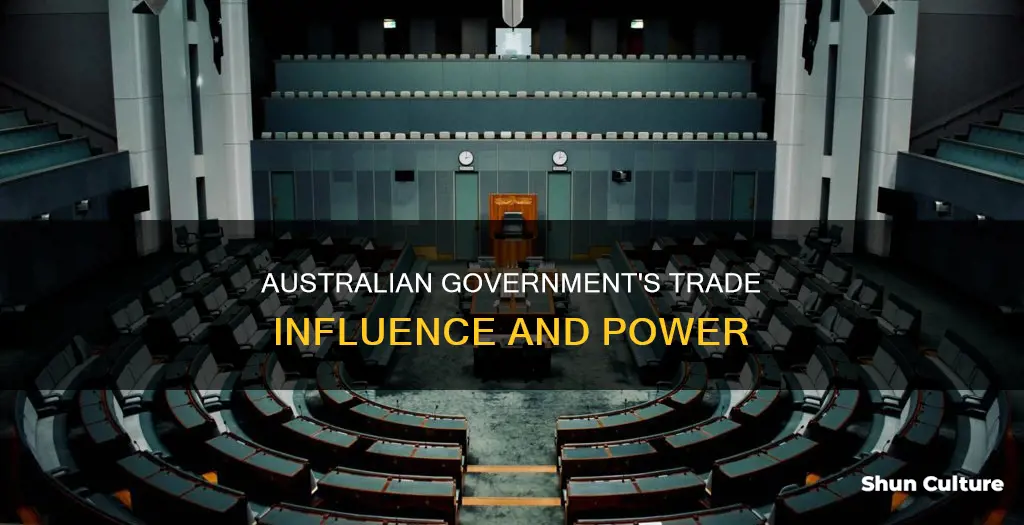 what role does the australian government play in trade