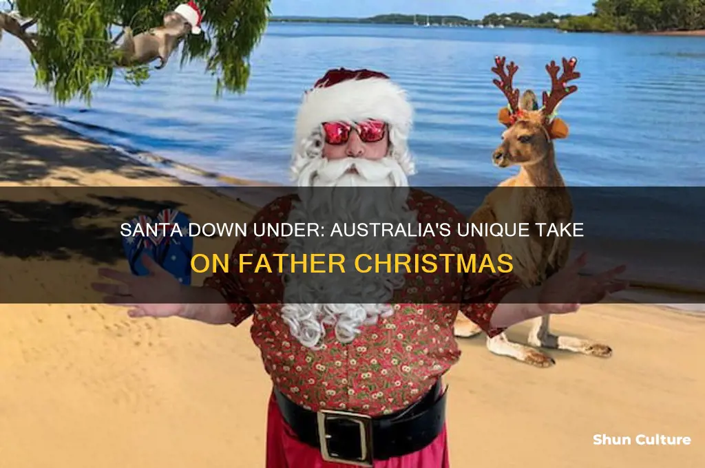 what santa looks like in australia
