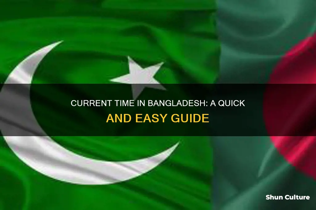 what says the time at bangladesh