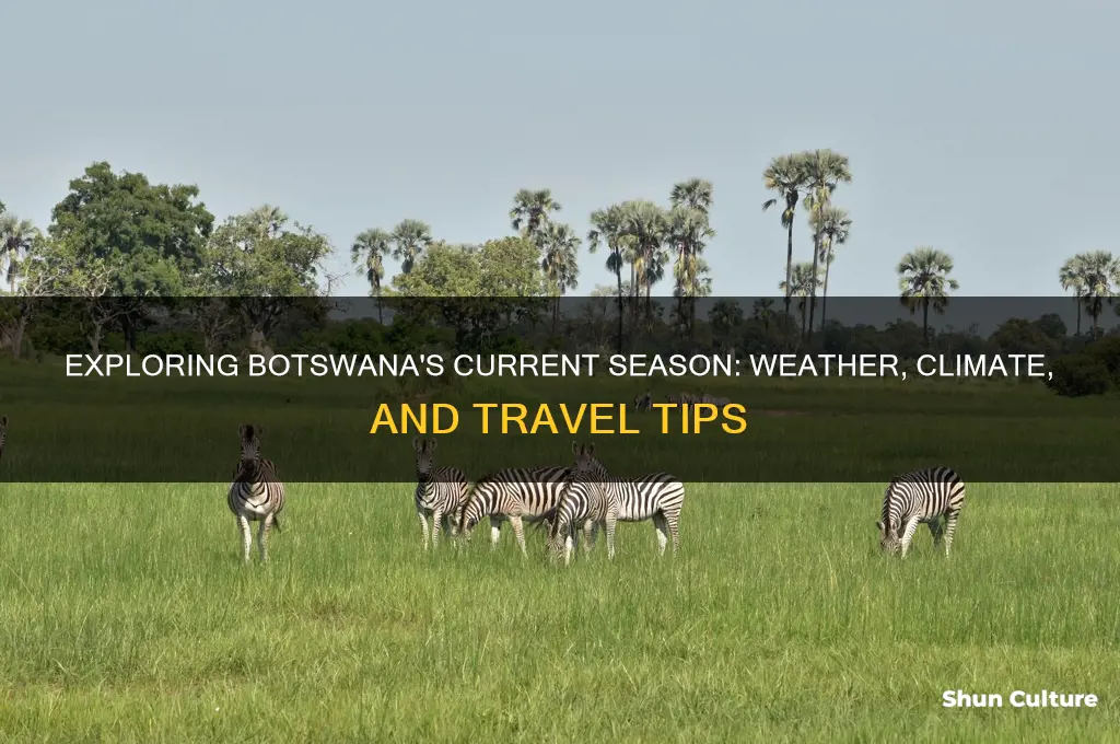 what season is it in botswana right now