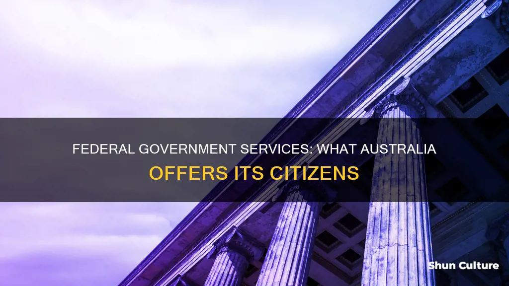 what services does the federal government provide in australia