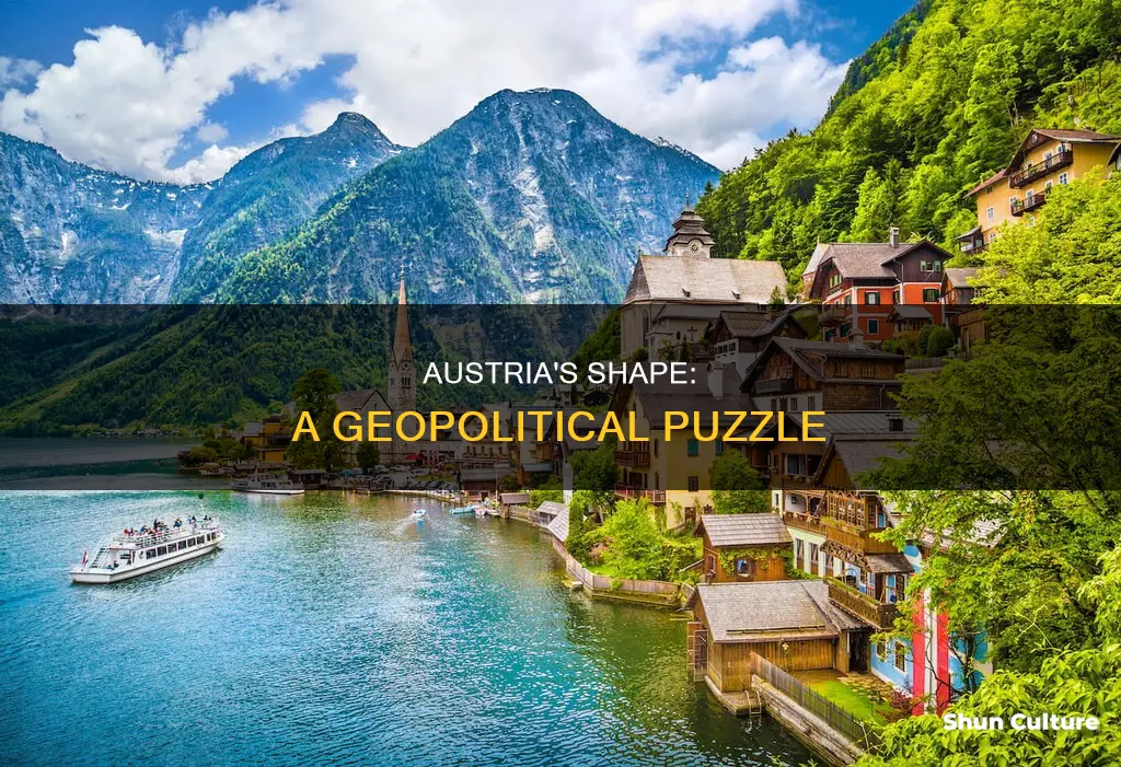 what shape is the area austria