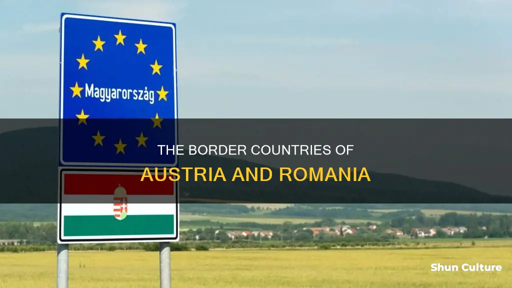 what shares a border with austria and romania