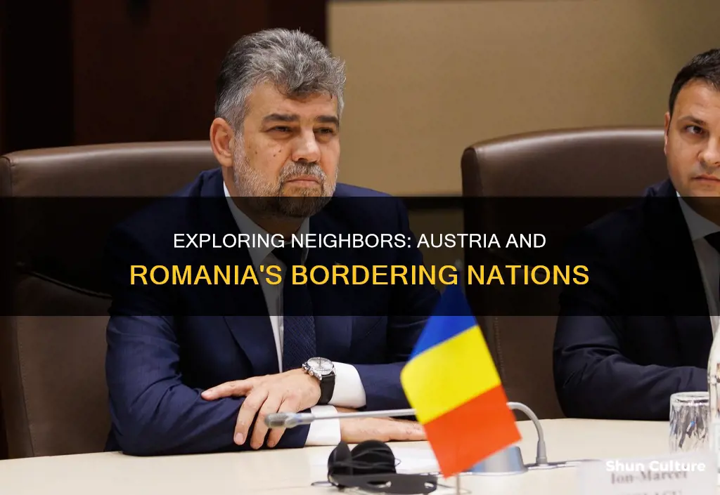 what shares a border with austria and romania
