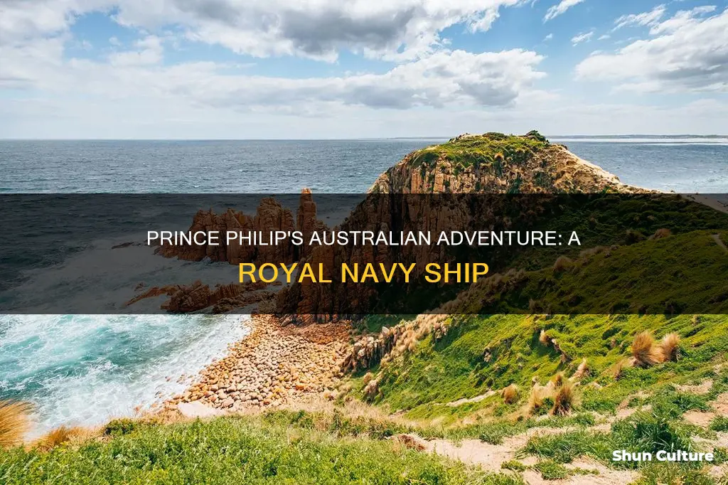 what ship did prince philip sail on to australia