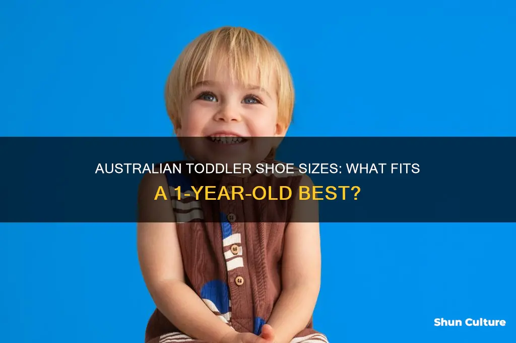 what shoe size is a 1 year old in australia