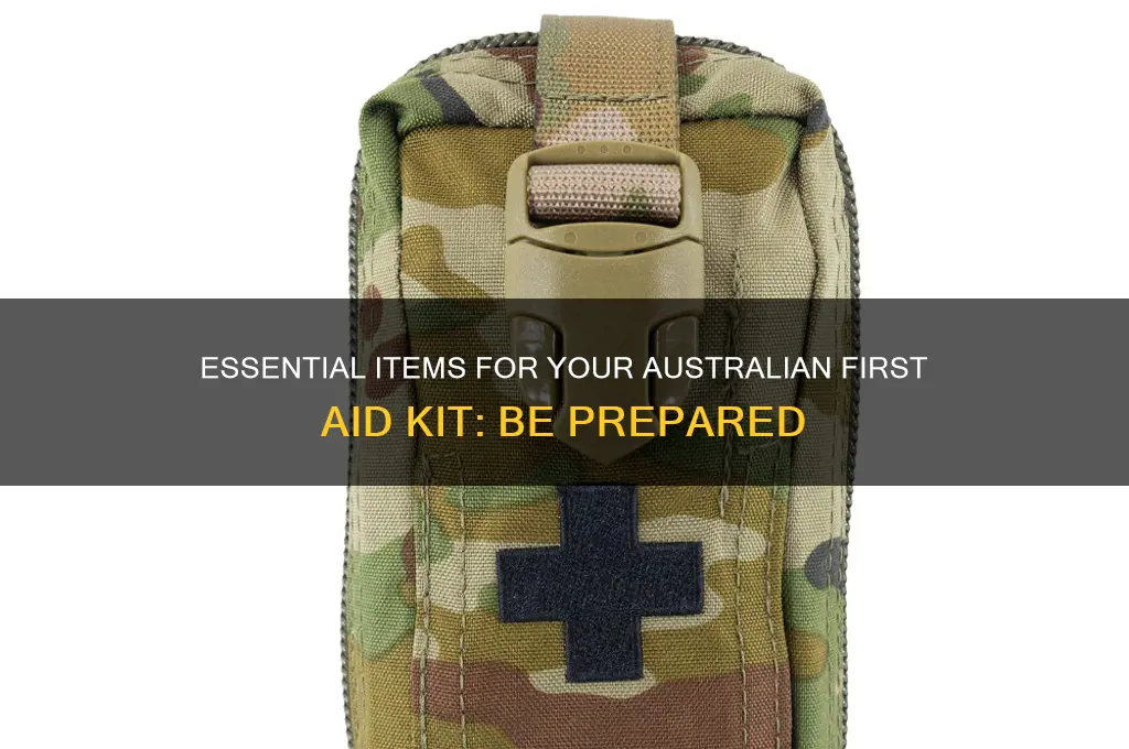 what should be in a first aid kit australia