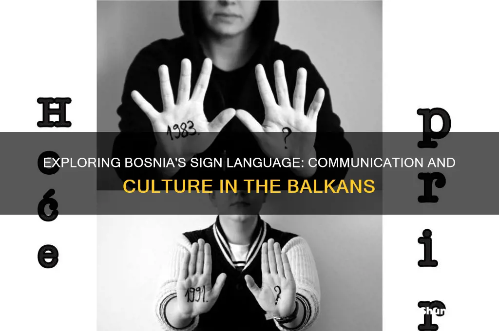 what sign language is used in bosnia