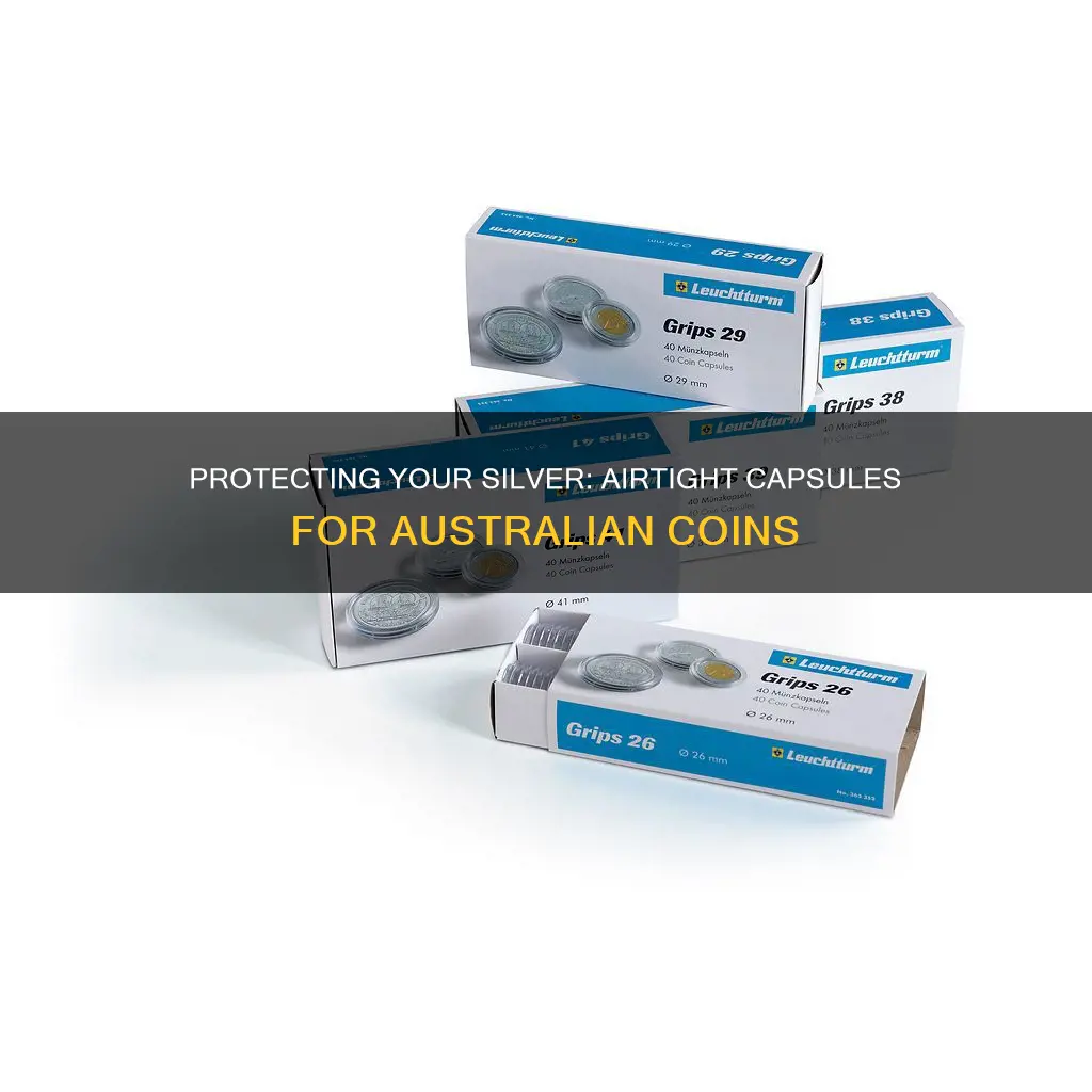 what size airtight capsule for australian 1oz silver coins
