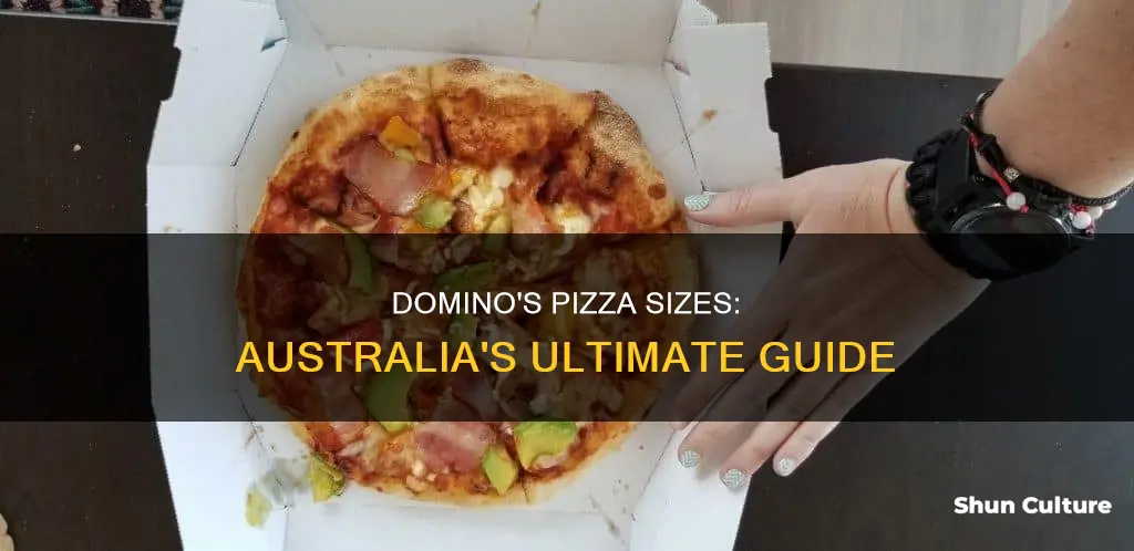 what size are dominos pizzas australia
