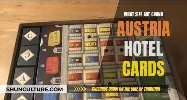 Grand Austria Hotel Card Sizes: A Comprehensive Guide