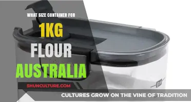 Best Container Size for 1kg Flour in Australia