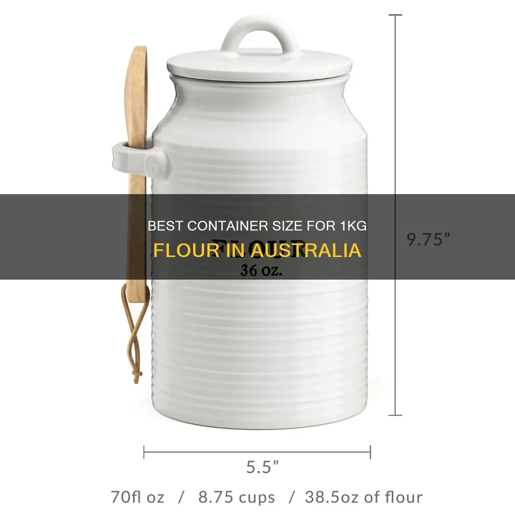 what size container for 1kg flour australia