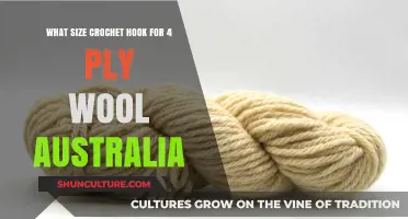 Crochet Hook Sizes for 4-Ply Wool Projects in Australia