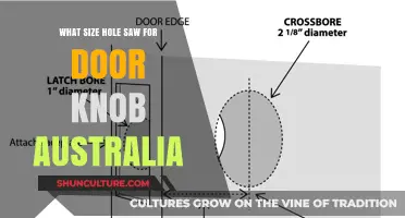 Door Knob Hole Saws: Choosing the Right Size for Your Project