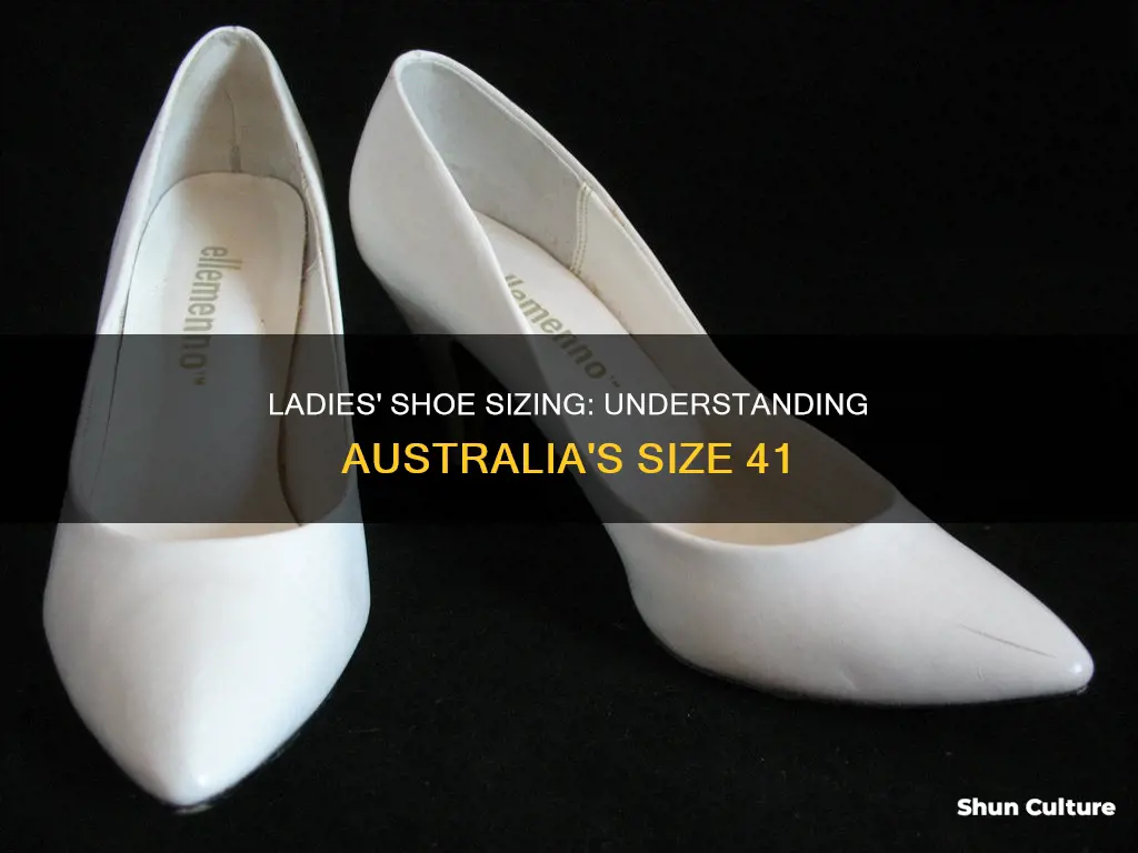 what size is 41 in ladies shoes australia