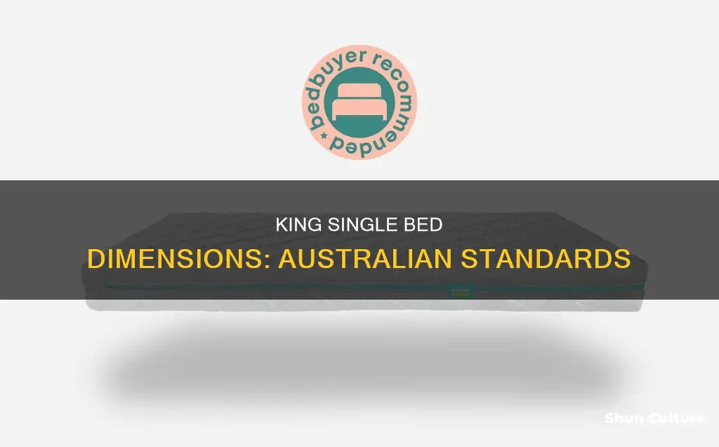 what size is a king single bed in australia
