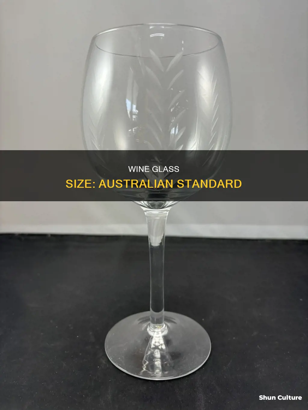 what size is a standard glass of wine in australia