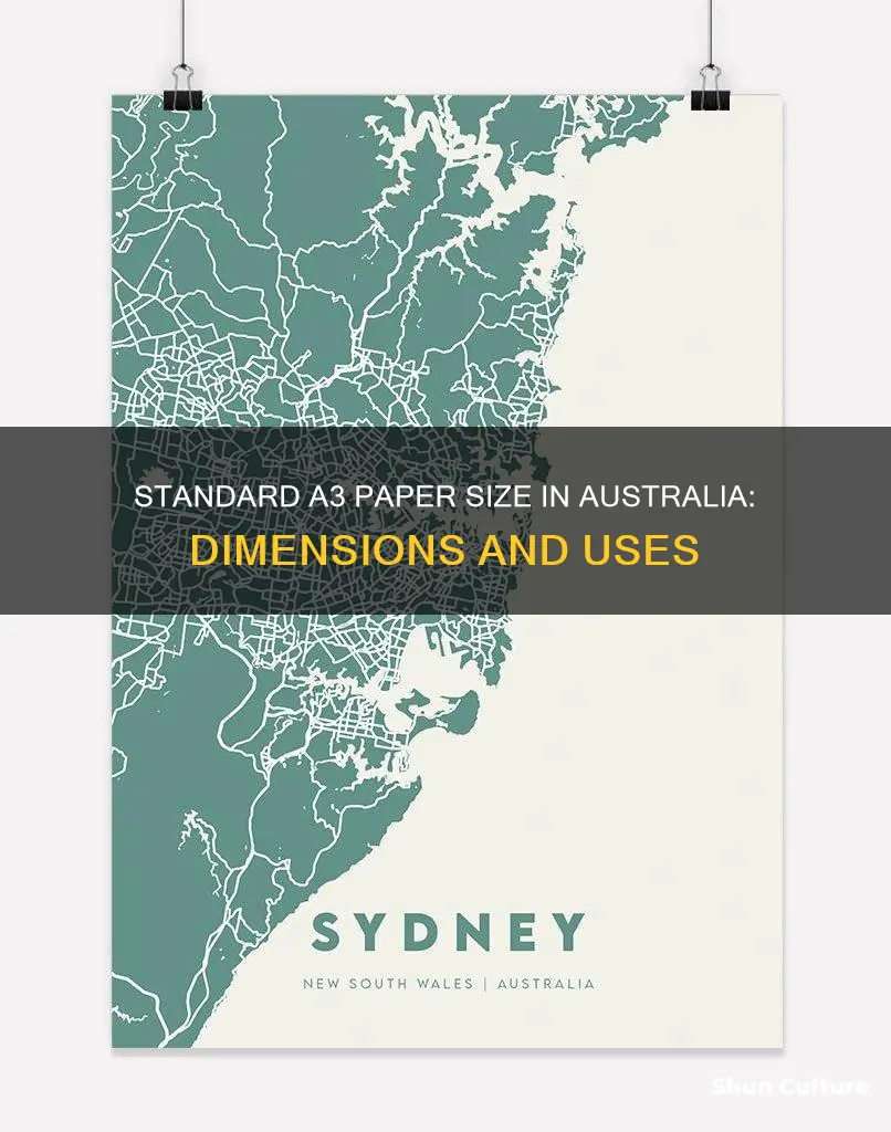 what size is a3 paper in australia