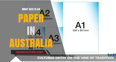 Standard A4 Paper Size in Australia: Dimensions Explained