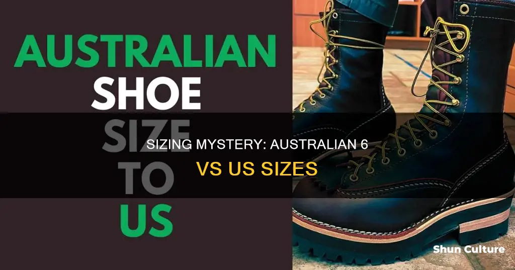 what size is an australian 6 n us