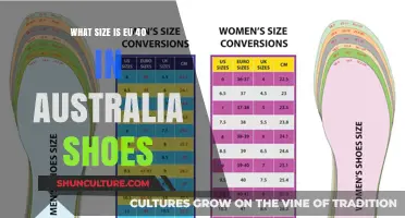 Australian Shoe Sizes: EU 40 Equivalent