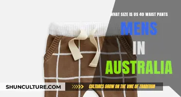 Waist Measurement Conversion: US to Australia