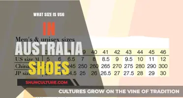 Australian Shoe Sizes: US 6 Equivalent