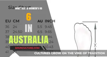 Australian Sizing: Translating a Women's US 6
