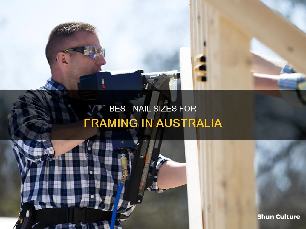what size nails for framing australia