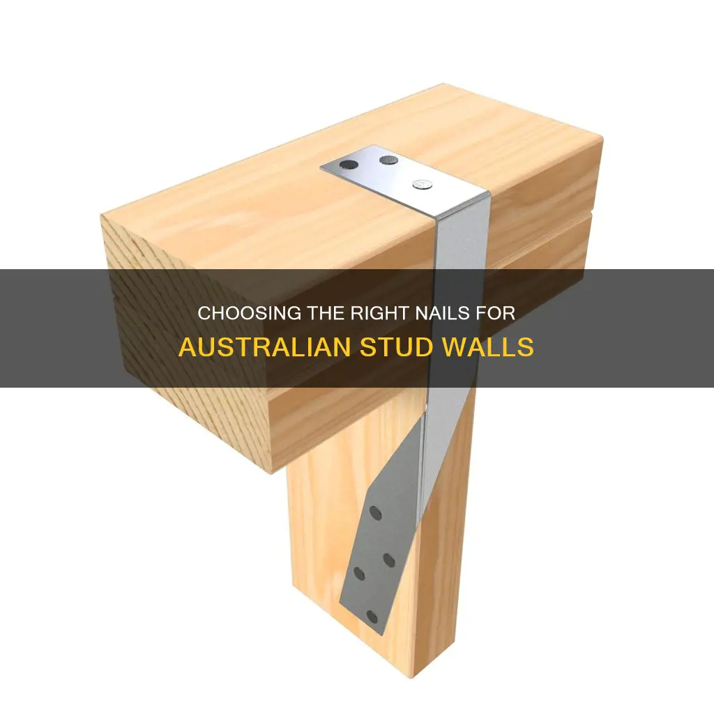what size nails for stud walls australia