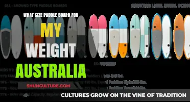 Paddle Board Sizing: Australia's Weight-Based Guide