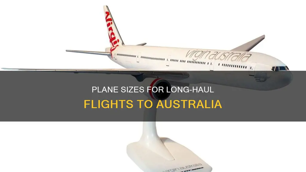 what size plane flies to australia