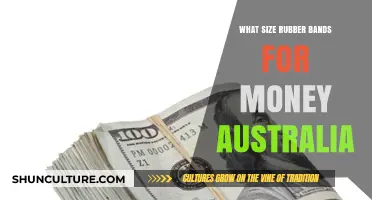 Rubber Bands for Cash Bundling: Australia Sizes