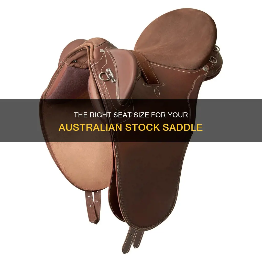 what size seat for australian stock saddle