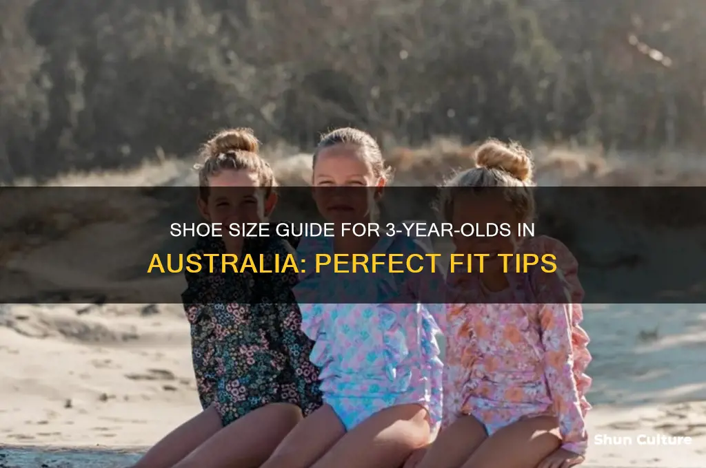 what size shoe is a 3 year old australia