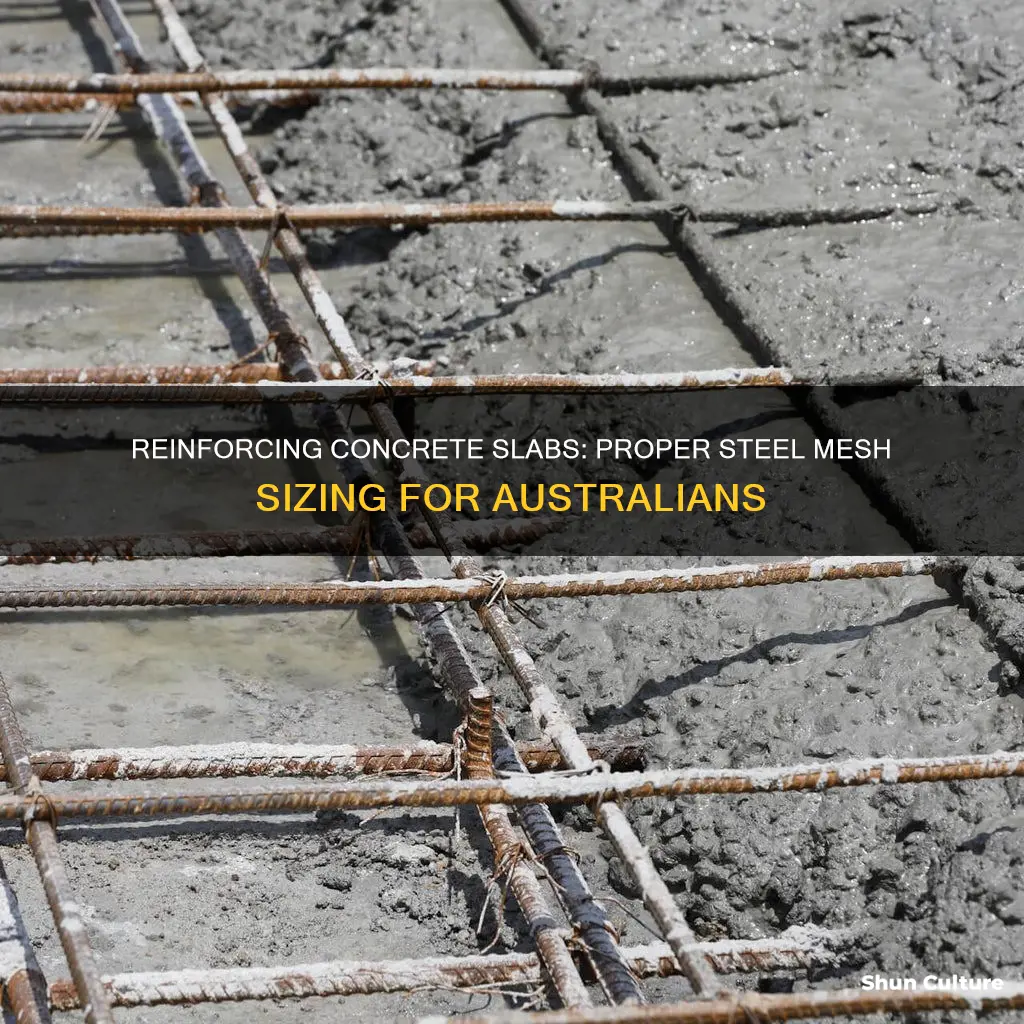 what size steel mesh for concrete slab australia