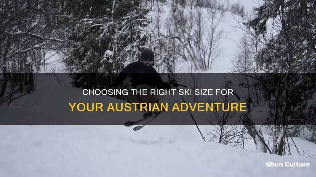 what size under foot ski in austria