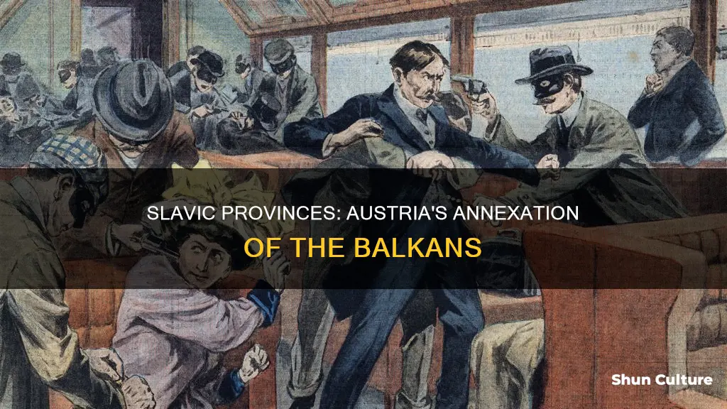 what slavic prvinces were annexed by austria